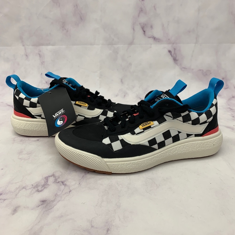 Vans UltraRange Exo T&C Surf Designs Checkerboard Shoes Men 5.5 / Women 7